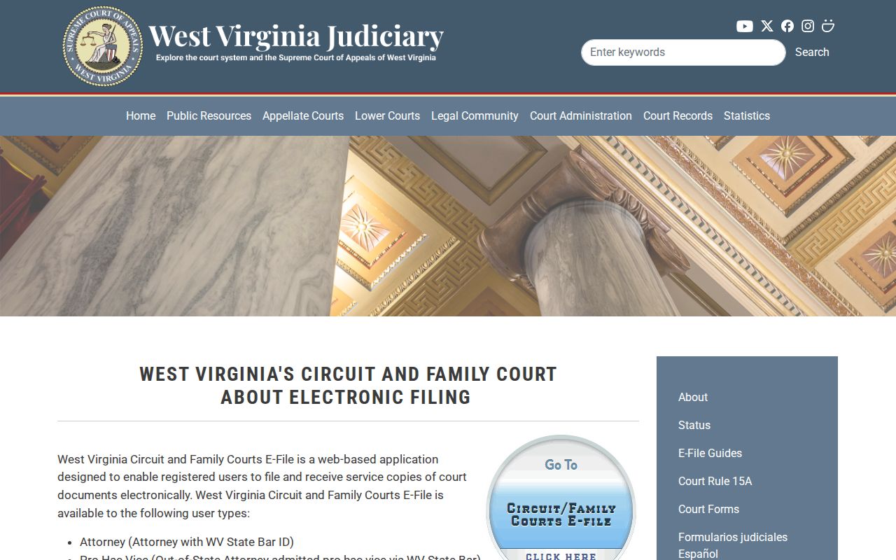 Pendleton County civil docket CourtPLUS overview