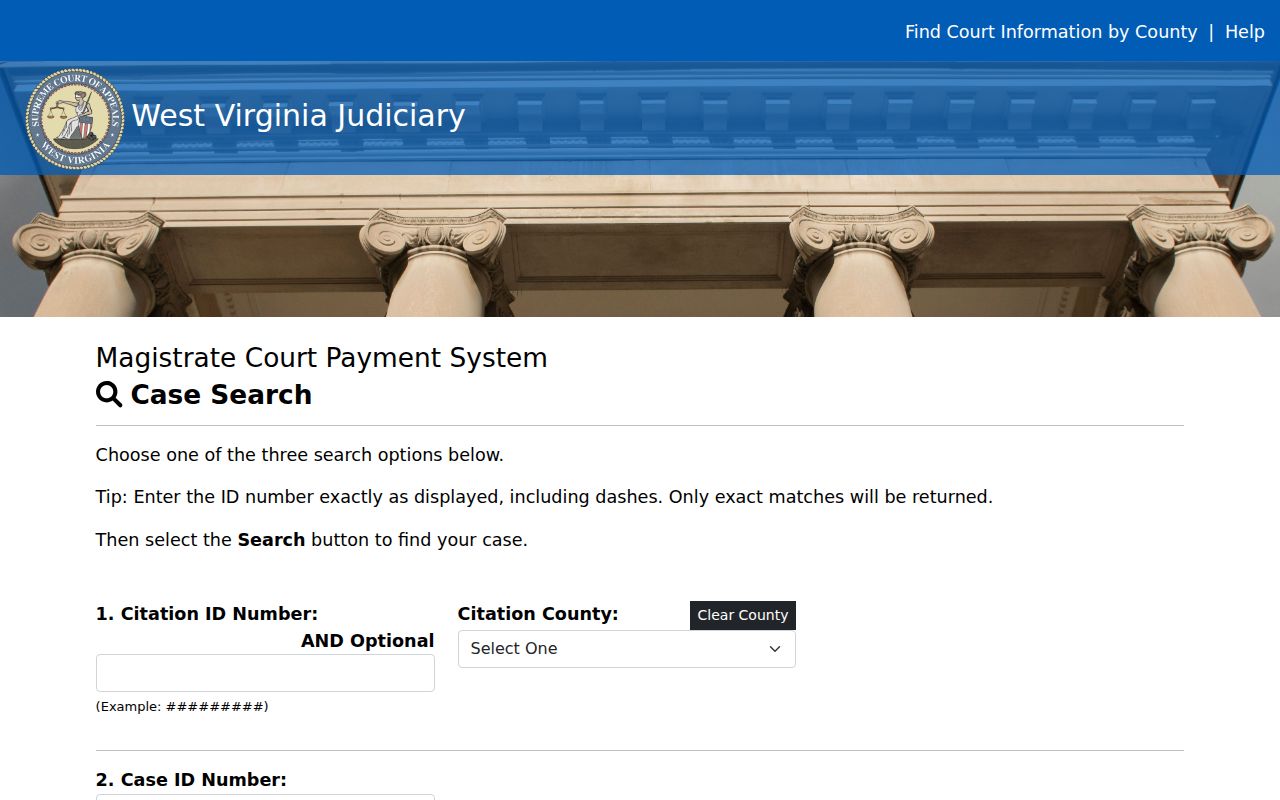 Pendleton County court records citation and case identifiers