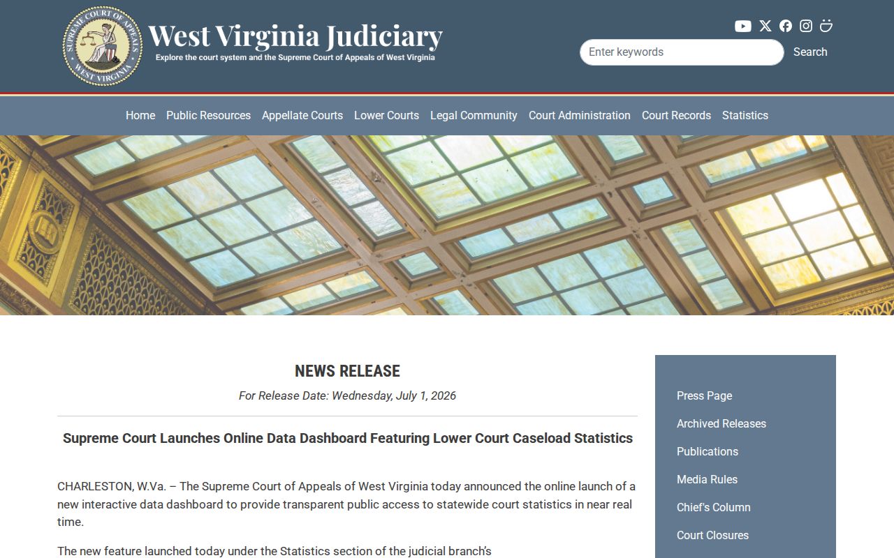 Franklin court docket aggregate data announcement